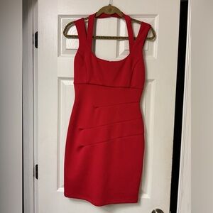 Guess Elegant Red Sleeveless bodycon Dress size 4